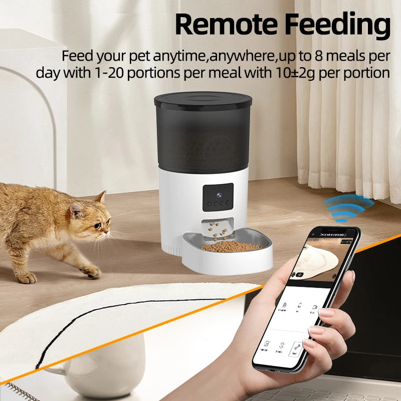Automatic Cat Feeder With Camera